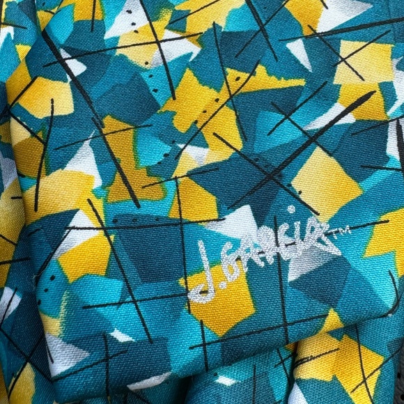 NWOT - Jerry Garcia Mens Formal Necktie Tie JG-9501 Abstract Multicolored Blue - Picture 5 of 7